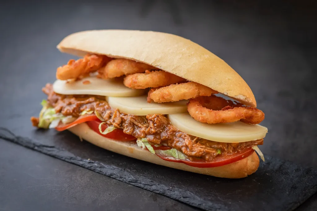 Sandwich pulled pork